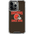NFL Cleveland Browns Helmet iPhone 13 Pro Clear Case