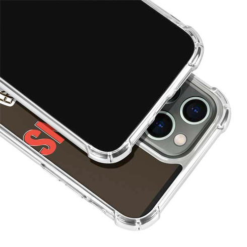 NFL Cleveland Browns Helmet iPhone 13 Pro Clear Case