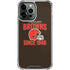 NFL Cleveland Browns Helmet iPhone 13 Pro Max Clear Case