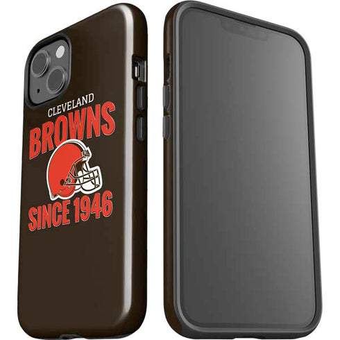 NFL Cleveland Browns Helmet iPhone 14 Plus Impact Case
