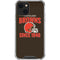 NFL Cleveland Browns Helmet iPhone 15 Plus Clear Case