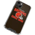 NFL Cleveland Browns Helmet iPhone 15 Plus Clear Case