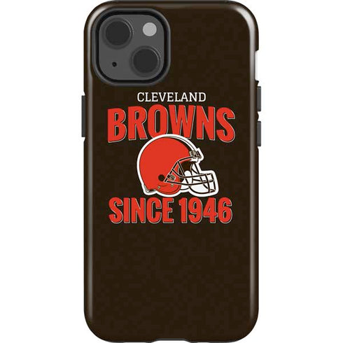NFL Cleveland Browns Helmet iPhone 15 Impact Case