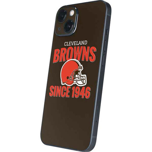 NFL Cleveland Browns Helmet iPhone 14 Plus Skin