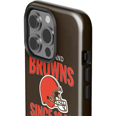 NFL Cleveland Browns Helmet iPhone 14 Pro Impact Case