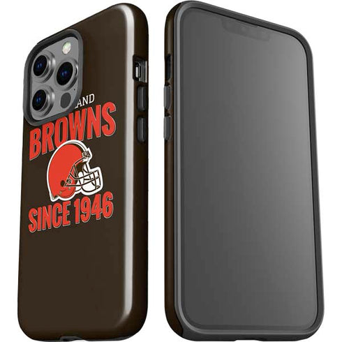 NFL Cleveland Browns Helmet iPhone 14 Pro Impact Case