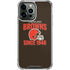 NFL Cleveland Browns Helmet iPhone 14 Pro Max Clear Case