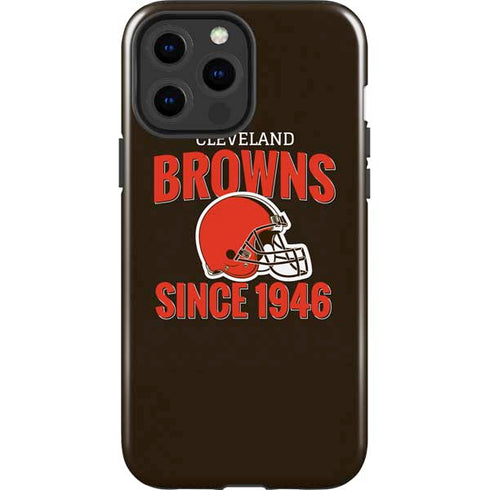 NFL Cleveland Browns Helmet iPhone 15 Pro Max Impact Case
