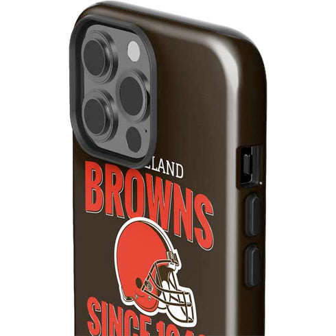 NFL Cleveland Browns Helmet iPhone 15 Pro Max Impact Case