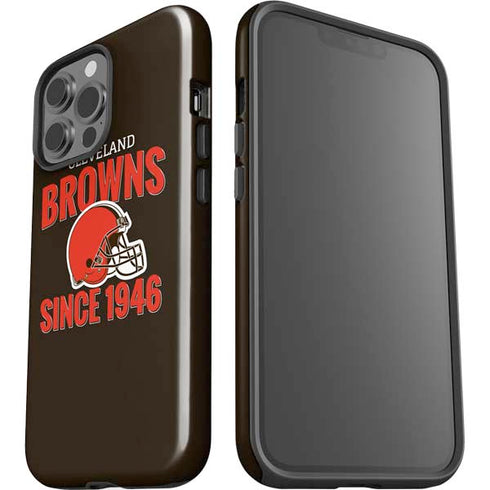 NFL Cleveland Browns Helmet iPhone 15 Pro Max Impact Case