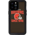 NFL Cleveland Browns Helmet iPhone 14 Pro Max Waterproof Case