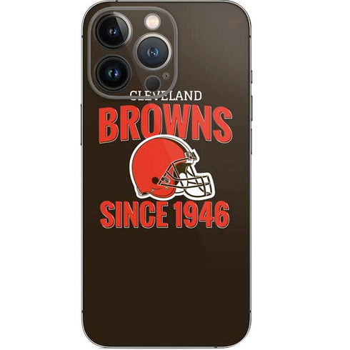 NFL Cleveland Browns Helmet iPhone 14 Pro Skin