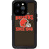 NFL Cleveland Browns Helmet iPhone 14 Pro Waterproof Case