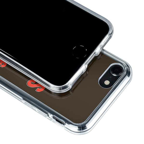 NFL Cleveland Browns Helmet iPhone SE (2nd & 3rd Gen) Clear Case