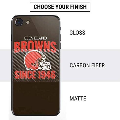NFL Cleveland Browns Helmet iPhone SE (2nd & 3rd Gen) Skin
