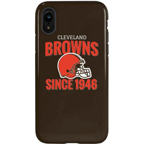 NFL Cleveland Browns Helmet iPhone XR Pro Case