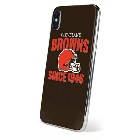 NFL Cleveland Browns Helmet iPhone XS Skin