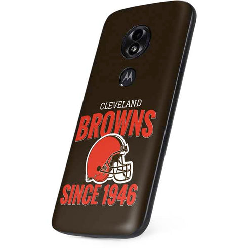 NFL Cleveland Browns Helmet Moto E5 Play Skin