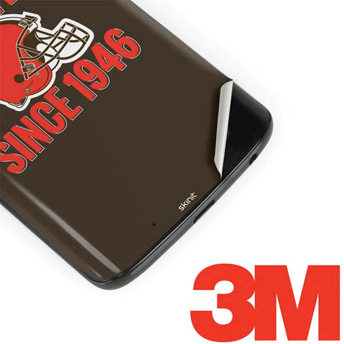 NFL Cleveland Browns Helmet Moto G6 Skin