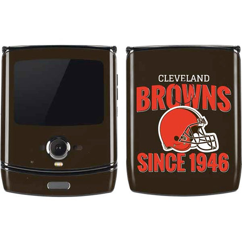 NFL Cleveland Browns Helmet Motorola RAZR Skin
