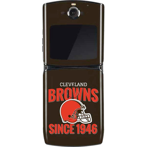 NFL Cleveland Browns Helmet Motorola RAZR Skin