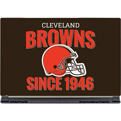 NFL Cleveland Browns Helmet MSI GS65 Stealth Laptop Skin