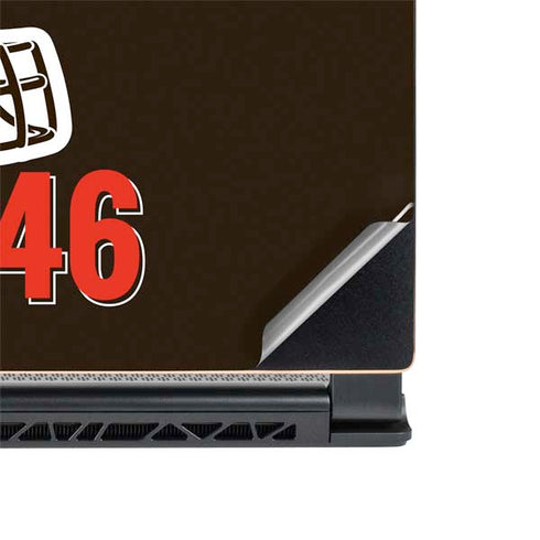 NFL Cleveland Browns Helmet MSI GS65 Stealth Laptop Skin