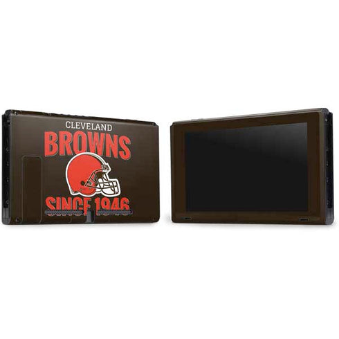 NFL Cleveland Browns Helmet Nintendo Switch Bundle Skin