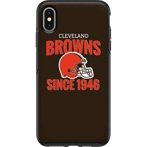 NFL Cleveland Browns Helmet Otterbox Symmetry iPhone Skin