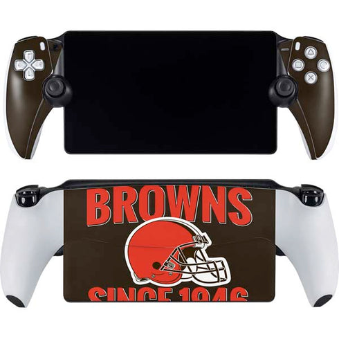 NFL Cleveland Browns Helmet PlayStation Portal Remote Player Skin