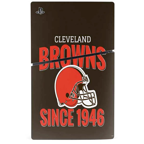 NFL Cleveland Browns Helmet PS5 Slim Disk Console Skin