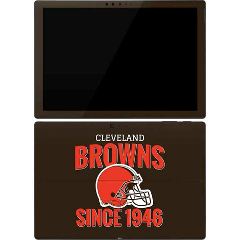 NFL Cleveland Browns Helmet Surface Pro 7 Skin