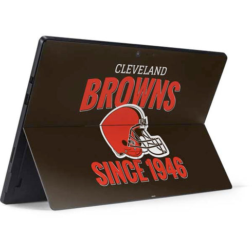 NFL Cleveland Browns Helmet Surface Pro 7 Skin