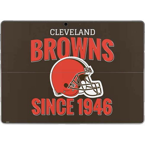 NFL Cleveland Browns Helmet Surface Pro 8 Skin