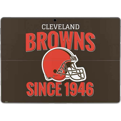 NFL Cleveland Browns Helmet Surface Pro 9 Skin