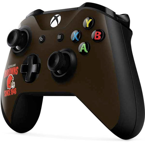 NFL Cleveland Browns Helmet Xbox One X Controller Skin