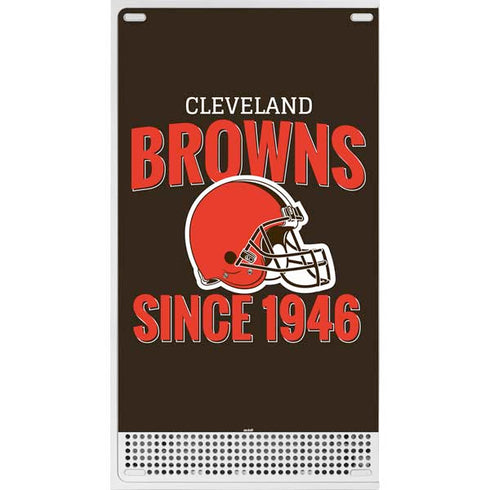 NFL Cleveland Browns Helmet Xbox Series S Console Skin