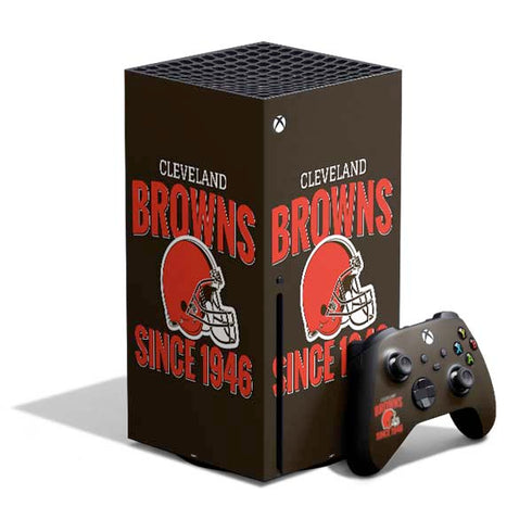NFL Cleveland Browns Helmet Xbox Series X Bundle Skin