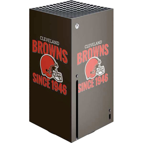 NFL Cleveland Browns Helmet Xbox Series X Console Skin