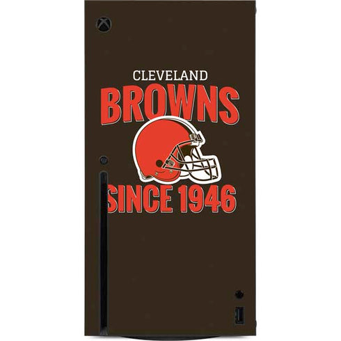 NFL Cleveland Browns Helmet Xbox Series X Console Skin