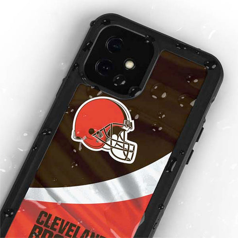 NFL Cleveland Browns iPhone 12 Mini Waterproof Case