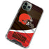 NFL Cleveland Browns iPhone 12 Pro Clear Case
