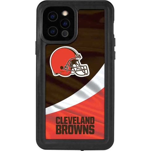NFL Cleveland Browns iPhone 12 Pro Waterproof Case