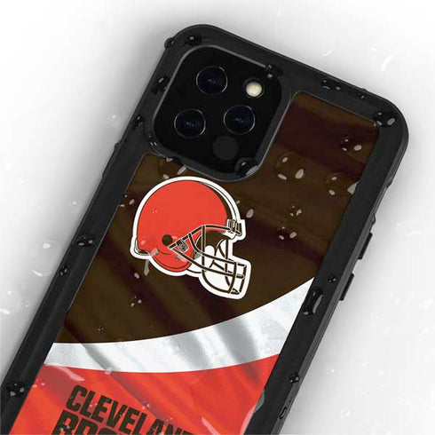 NFL Cleveland Browns iPhone 12 Pro Waterproof Case
