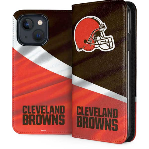 NFL Cleveland Browns iPhone 14 Folio Case