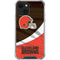 NFL Cleveland Browns iPhone 15 Plus Clear Case