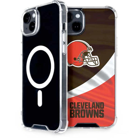NFL Cleveland Browns iPhone 15 Plus MagSafe Case