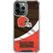 NFL Cleveland Browns iPhone 15 Pro Max Clear Case