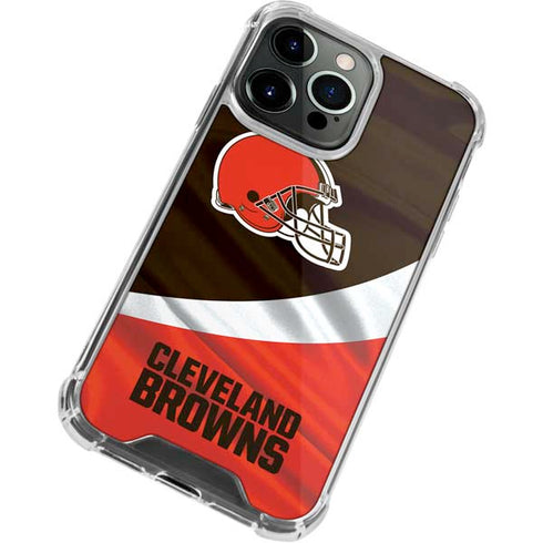 NFL Cleveland Browns iPhone 15 Pro Max Clear Case