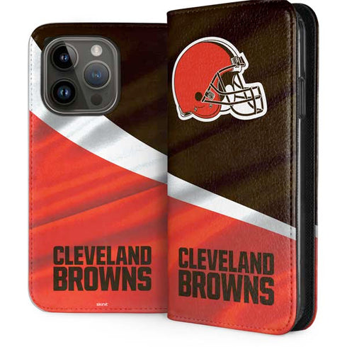 NFL Cleveland Browns iPhone 15 Pro Folio Case